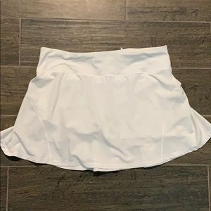 White Lululemon skirt